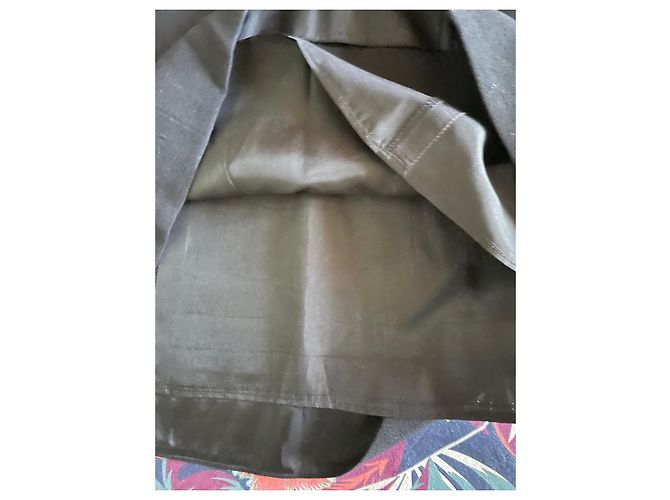 Falda negra Yves Saint Laurent Negro - vista 4
