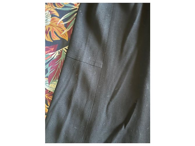Falda negra Yves Saint Laurent Negro - vista 6