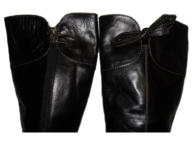 Autre Marque BOTAS COCCINELLE DE PIEL Negro - vista 2