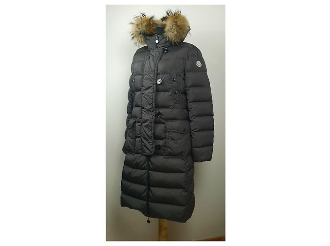 Chaqueta Larga Moncler Gris - vista 3