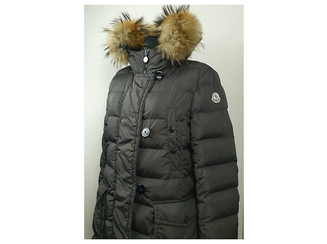 Chaqueta Larga Moncler Gris - vista 4