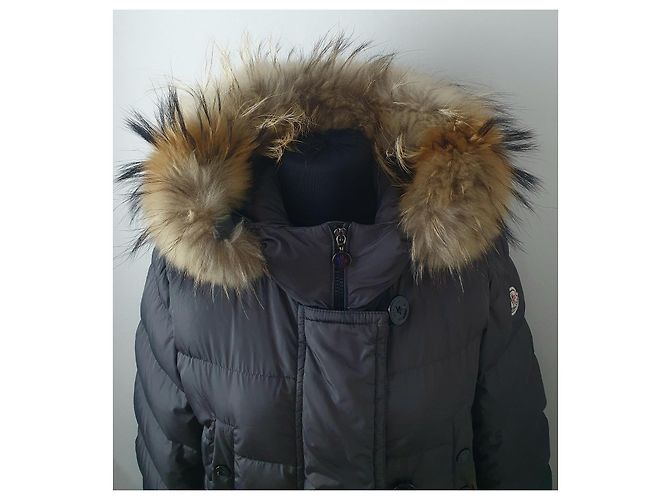 Chaqueta Larga Moncler Gris - vista 8