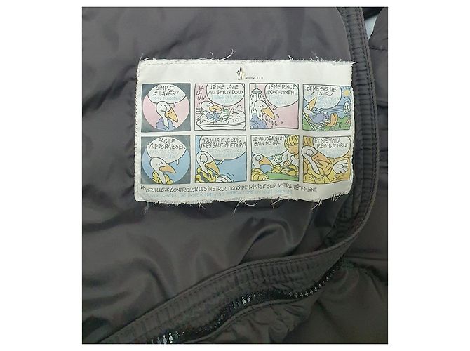 Chaqueta Larga Moncler Gris - vista 9