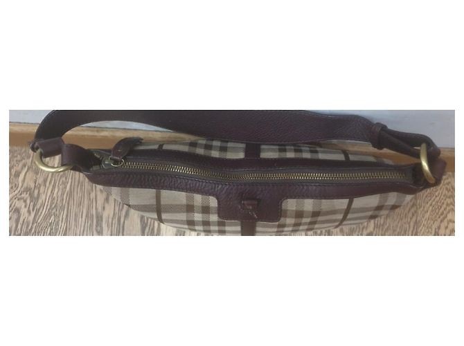 Burberry borsa hobo tartan check Multicolore - vista 9