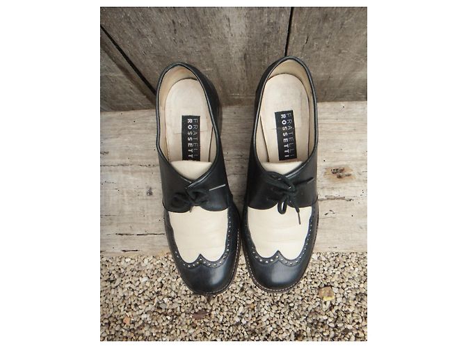 Fratelli Rosseti derby bicolore Fratelli Rossetti p 37,5 Nero Bianco - vista 5