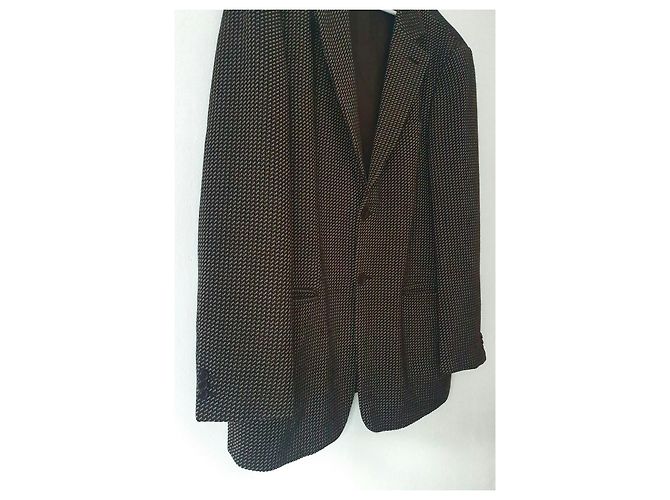 Blazer Armani Collezioni in lana marrone - vista 4