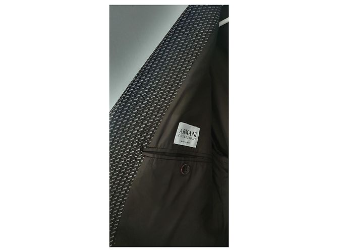 Blazer Armani Collezioni in lana marrone - vista 5
