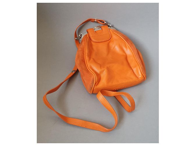 Autre Marque Mini borsa Mimco arancione in pelle - vista 4