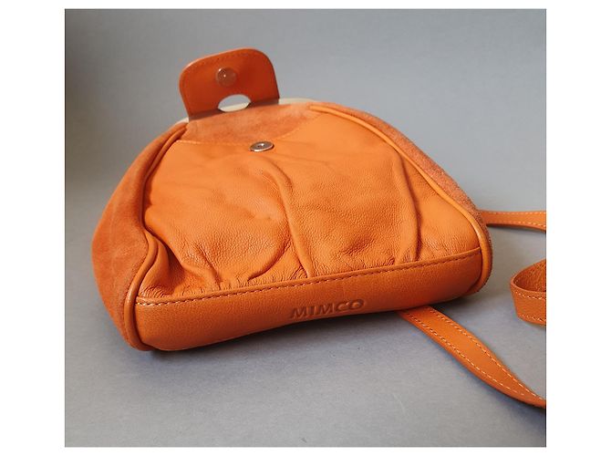 Autre Marque Mini borsa Mimco arancione in pelle - vista 6