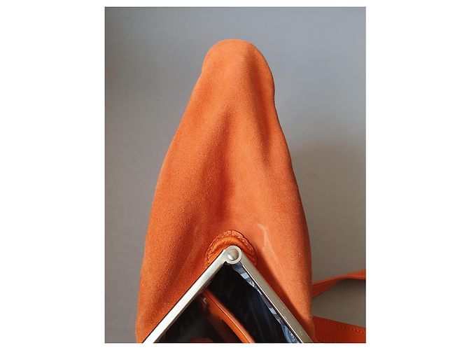 Autre Marque Mini borsa Mimco arancione in pelle - vista 7