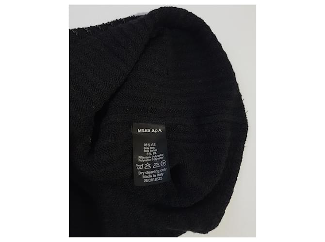Giorgio Armani schwarzer Seiden Tanktop Pullover - Ansicht 6