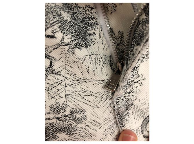 Dior vaqueros capri con estampado Toile de Jouy - vista 2