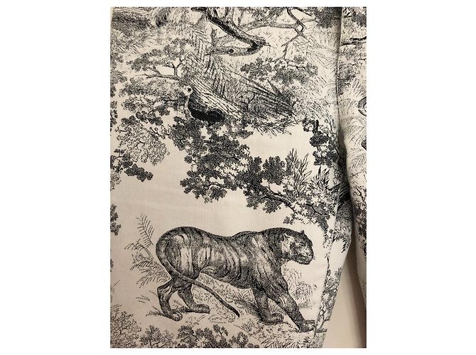 Dior vaqueros capri con estampado Toile de Jouy - vista 3