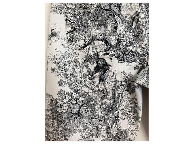 Dior vaqueros capri con estampado Toile de Jouy - vista 5