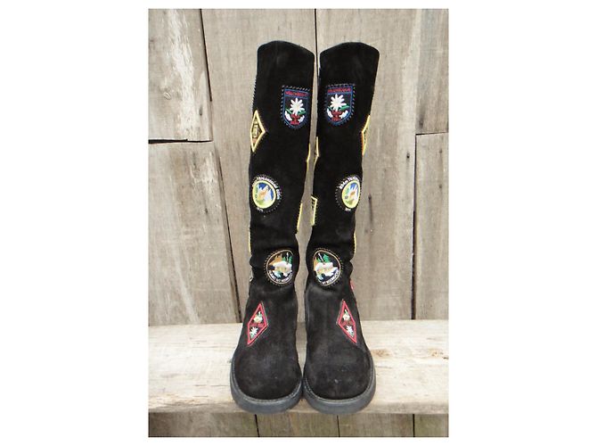Botas Free Lance p 39,5 Negro - vista 3
