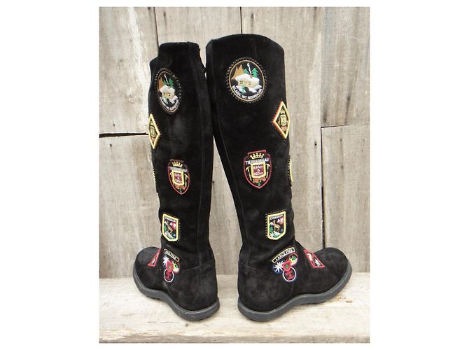 Botas Free Lance p 39,5 Negro - vista 5