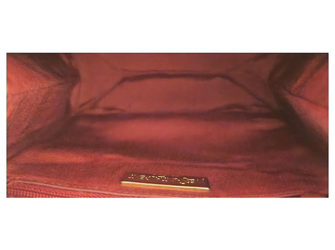 Pochette Yves Saint Laurent in tela nera Nero - vista 4