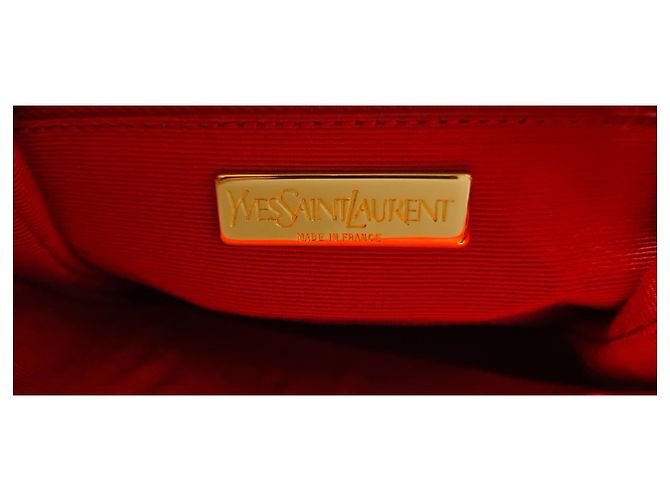 Pochette Yves Saint Laurent in tela nera Nero - vista 5