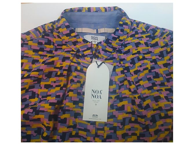Noa Noa Hemdkleid aus Viskose Mehrfarben - Ansicht 6