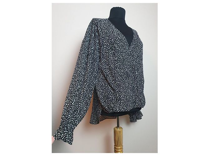 All Saints Bluse Schwarz Größe M - Ansicht 2
