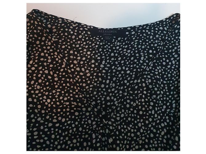 All Saints Bluse Schwarz Größe M - Ansicht 4