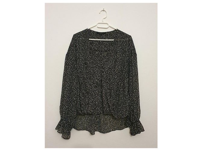 All Saints Bluse Schwarz Größe M - Ansicht 5