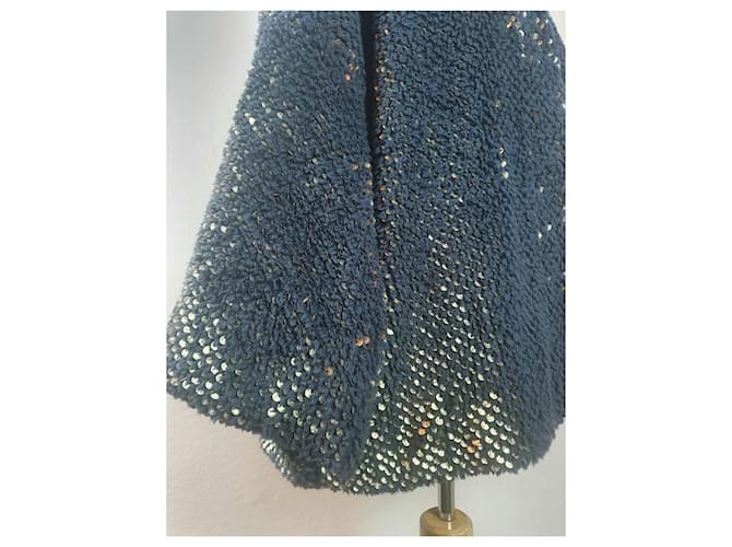Autre Marque Ottod'Ame Strickjacke blau gold Golden - Ansicht 3