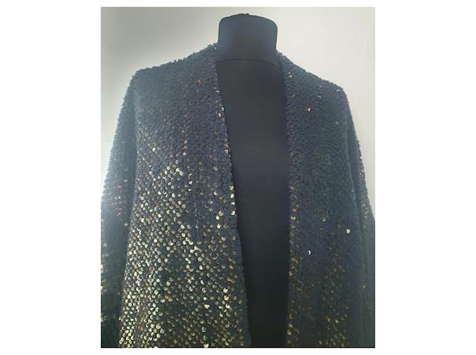 Autre Marque Ottod'Ame Strickjacke blau gold Golden - Ansicht 4