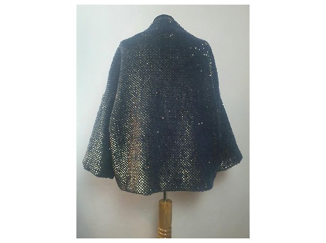 Autre Marque Ottod'Ame Strickjacke blau gold Golden - Ansicht 5
