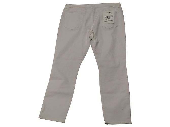 Frame Denim Vaqueros cortos Frame Le Skinny en denim blanco - vista 2