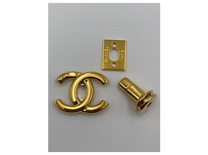 CHANEL chiusura originale CC turnlock Oro D'oro - vista 4