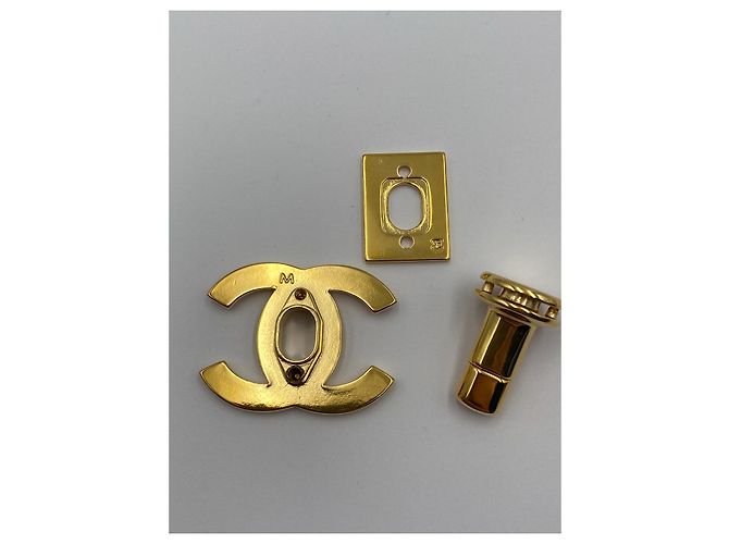 CHANEL chiusura originale CC turnlock Oro D'oro - vista 6