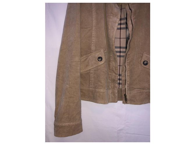 Chaqueta Burberry Beige de Algodón - vista 2