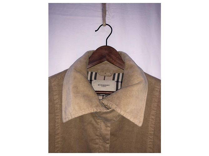 Chaqueta Burberry Beige de Algodón - vista 3