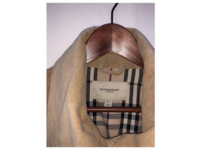 Chaqueta Burberry Beige de Algodón - vista 4