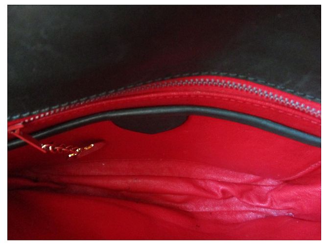Céline Bolsa de ombro vi material, verde. Verde escuro - vista 5