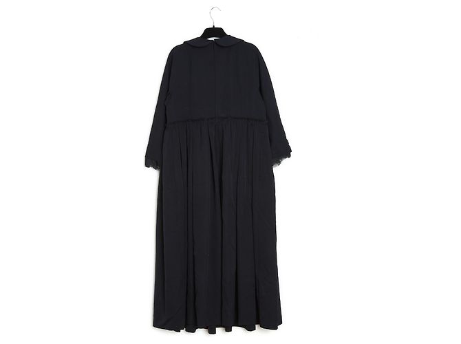 Comme Des Garcons Oversized Wollkleid Schwarz - Ansicht 4