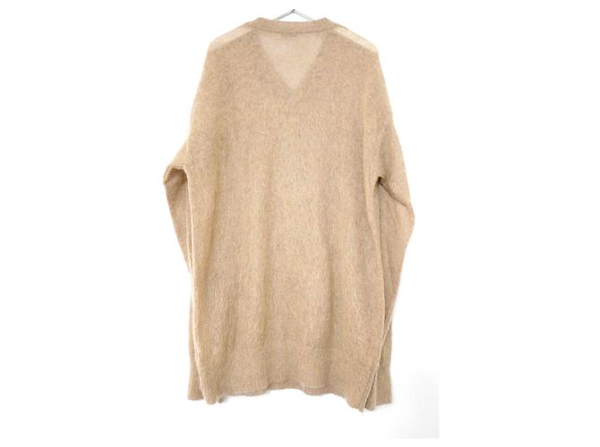 Suéter extragrande de mohair cepillado con cuello en V de Joseph - vista 4