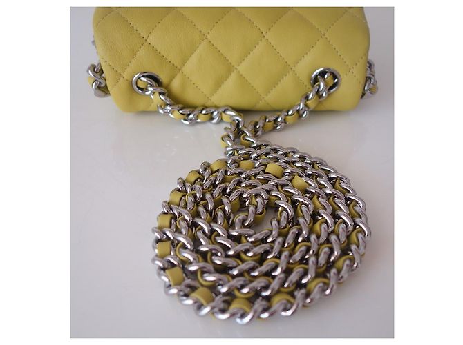 Chanel Kette um Tasche Gelb - Ansicht 10