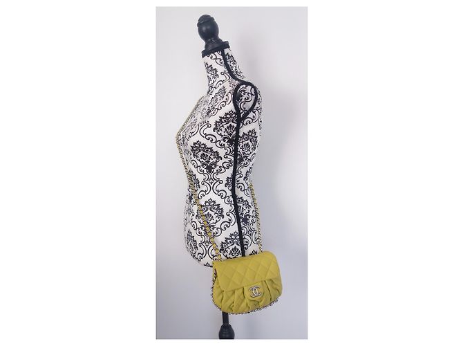 Chanel Kette um Tasche Gelb - Ansicht 3