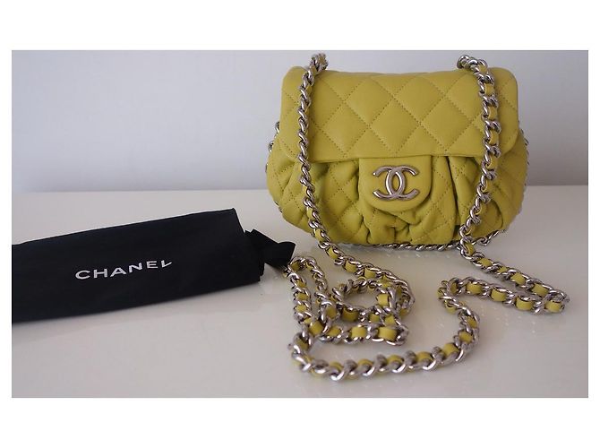 Chanel Kette um Tasche Gelb - Ansicht 4