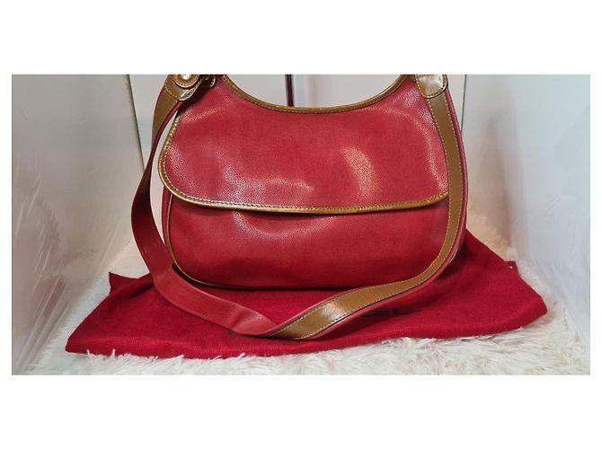 Bolso Lancel de piel roja - vista 2