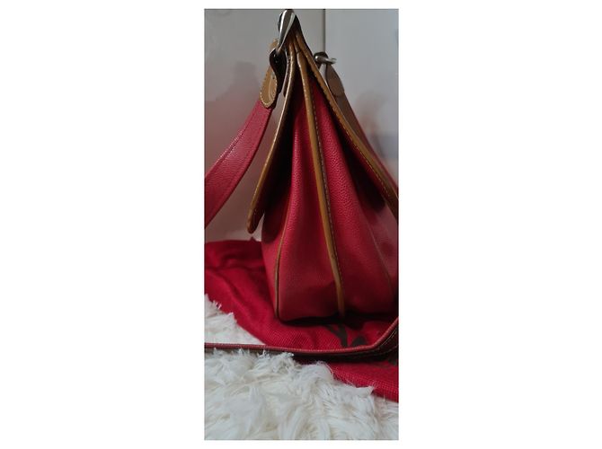 Bolso Lancel de piel roja - vista 3
