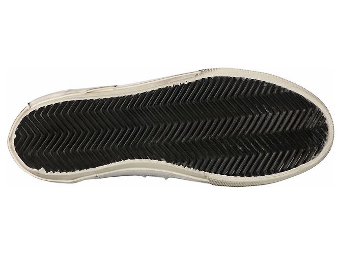 Sneaker Super-Star da Uomo Golden Goose in Canvas Bianco Nero Ice Blue - vista 5