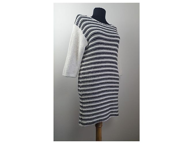 By Malene Birger Langer Strickpullover Minikleid Baumwolle Mehrfarben - Ansicht 2