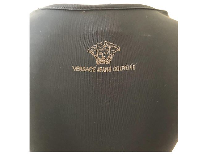 Versace Jeans Couture Kleid Schwarz Acetat - Ansicht 4