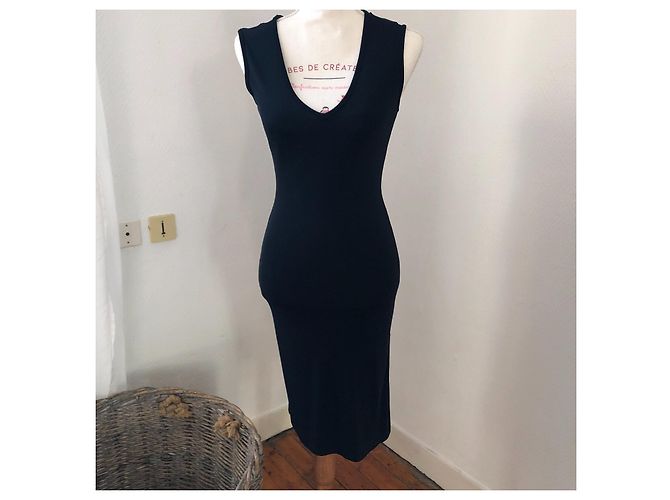 Versace Jeans Couture Kleid Schwarz Acetat - Ansicht 6