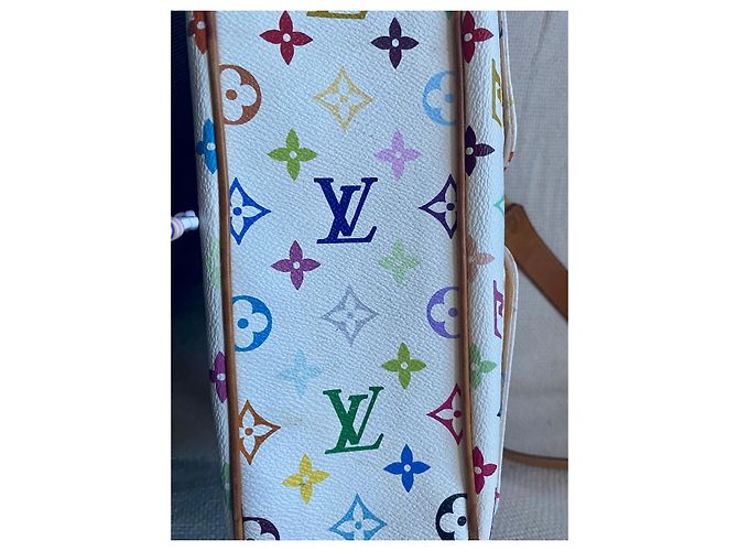 Alma Borsa a tracolla Louis Vuitton lodge pm Bianco - vista 10