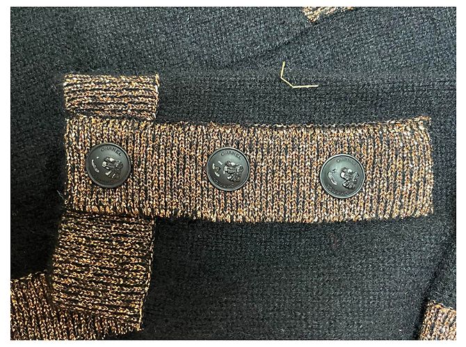 conjunto de dos piezas de cachemir de Chanel Negro - vista 15