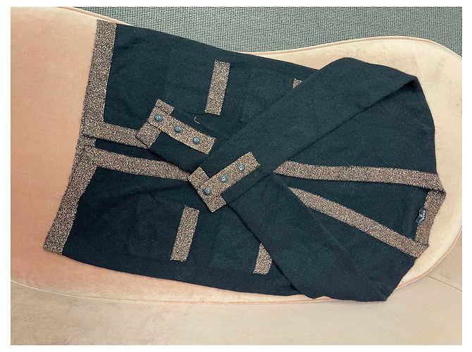 conjunto de dos piezas de cachemir de Chanel Negro - vista 16